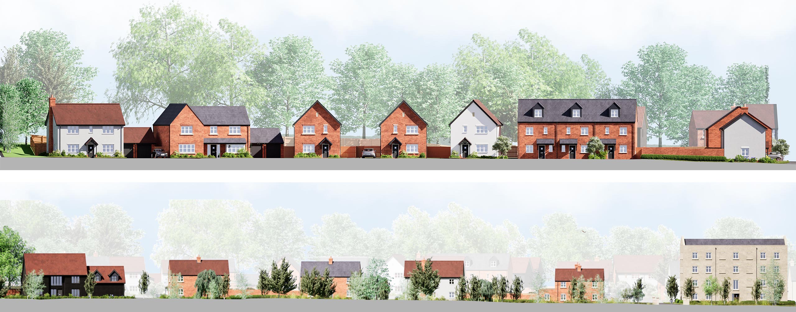 Proposed streetscapes